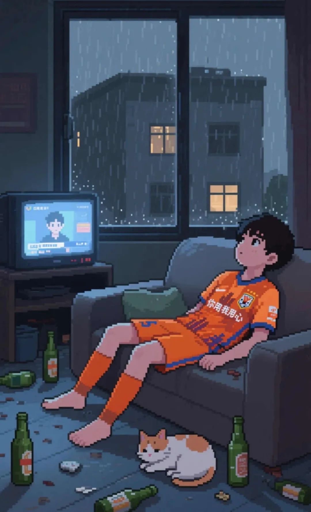 足球像素风头像